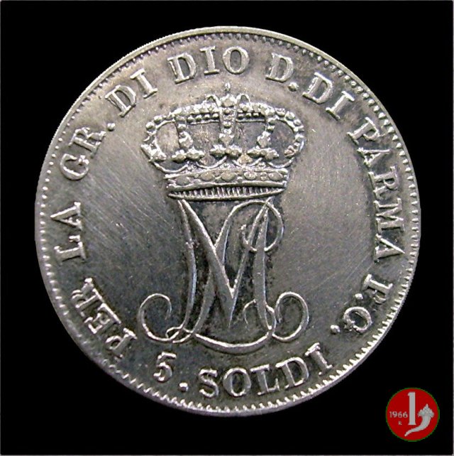 5 soldi di Parma 1815 (Milano) 5 soldi di Parma 1815 (Milano)