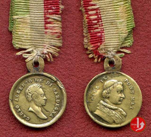 Pio IX e Carlo Alberto -B21 1846 Pio IX e Carlo Alberto -B21 1846