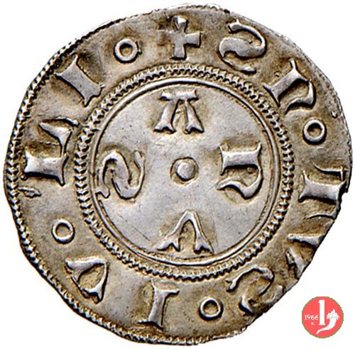 Bolognino (A con trifogli, anellini, e altri) 1392-1447 (Macerata)