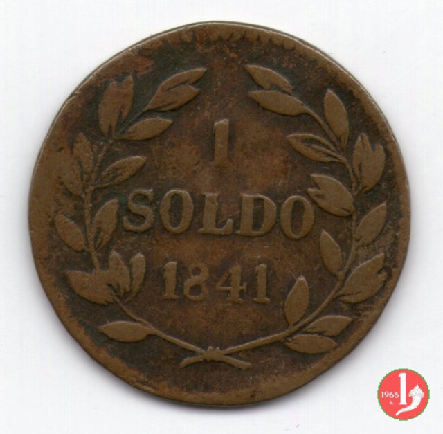 1 Soldo 1841 (Lucca) 1 Soldo 1841 (Lucca)