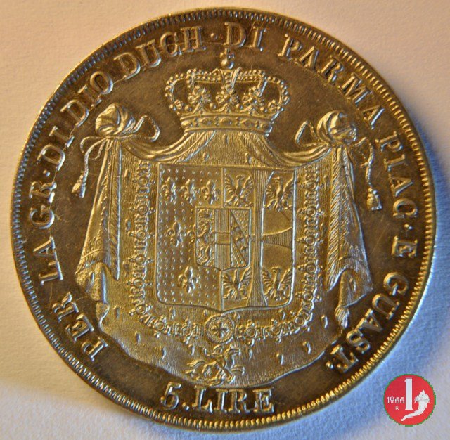 5 lire o scudo 1832 (Milano) 5 lire o scudo 1832 (Milano)