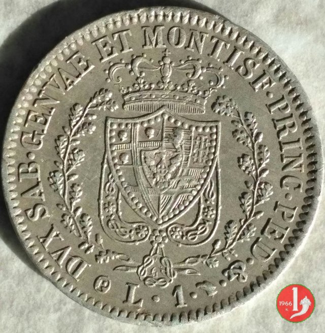 1 lira 1830 (Torino)