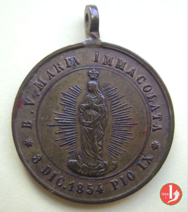 Dogma Immacolata - S. Chiara da Montefalco 1881 Dogma Immacolata - S. Chiara da Montefalco 1881