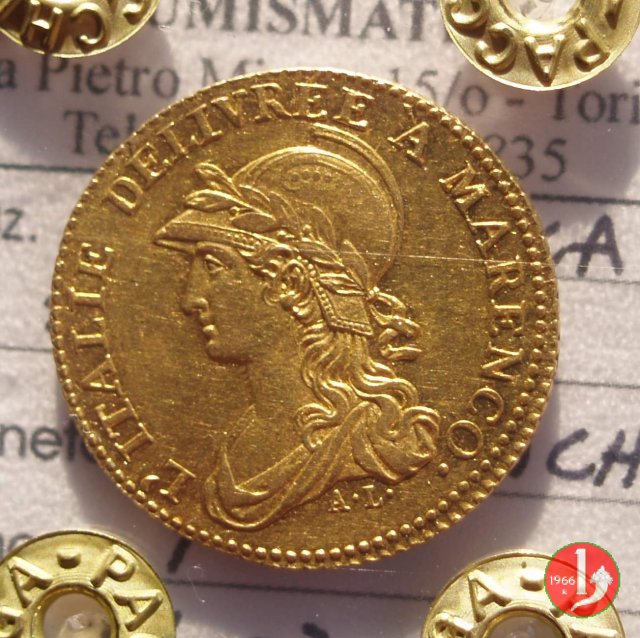 20 Franchi o Marengo 1800-1801 (Torino:Parigi) 20 Franchi o Marengo 1800-1801 (Torino:Parigi)