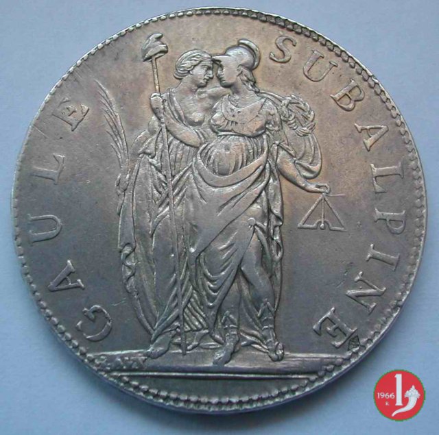 5 francs 1800-1801 (Torino) 5 francs 1800-1801 (Torino)