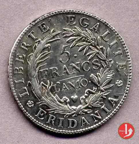 5 francs 1801-1802 (Torino) 5 francs 1801-1802 (Torino)