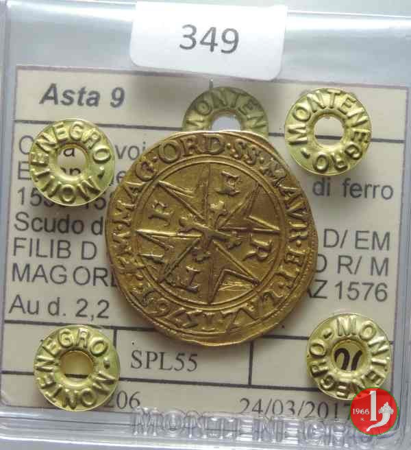 Scudo d'oro del sole VIII tipo 1576 (Torino)