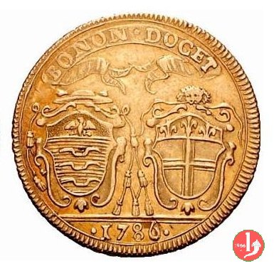 2 doppie romane 1786 (Bologna) 2 doppie romane 1786 (Bologna)