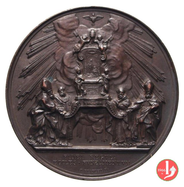 A. XV -La Cattedra di S. Pietro 1860 (Roma) A. XV -La Cattedra di S. Pietro 1860 (Roma)