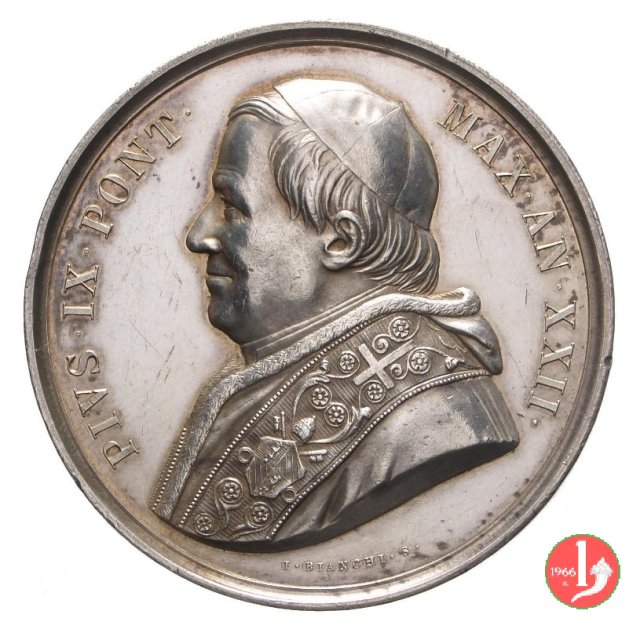 A. XXII -La scalinata di P.za Quirinale 1867 (Roma) A. XXII -La scalinata di P.za Quirinale 1867 (Roma)