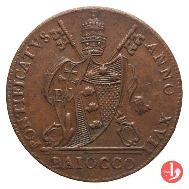 Baiocco del 6° tipo 1816 (Bologna) Baiocco del 6° tipo 1816 (Bologna)