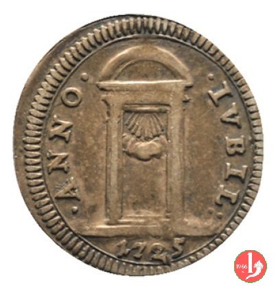 Mezzo grosso GIUBILARE 1725 (Roma) Mezzo grosso GIUBILARE 1725 (Roma)