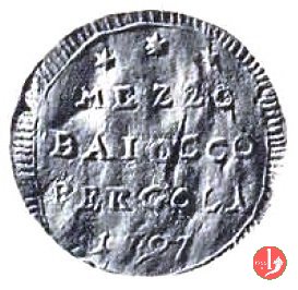 mezzo baiocco 1797 (Pergola)