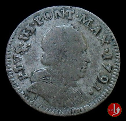 muraiola da 2 bolognini 1791 (Bologna) muraiola da 2 bolognini 1791 (Bologna)