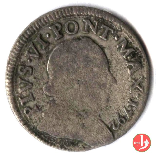 muraiola da 4 bolognini busto 1792 (Bologna) muraiola da 4 bolognini busto 1792 (Bologna)