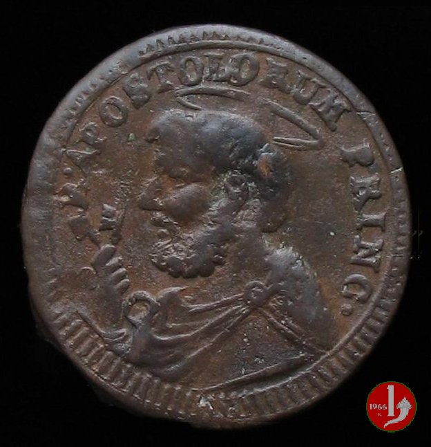 sampietrino da 2 1/2 baiocchi 1797 (Civitavecchia) sampietrino da 2 1/2 baiocchi 1797 (Civitavecchia)