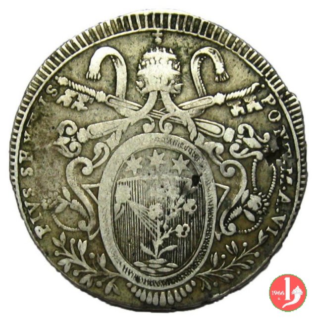 scudo romano 1780 (Roma) scudo romano 1780 (Roma)