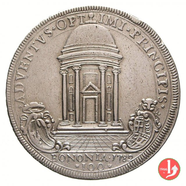 scudo romano busto 1782 (Bologna) scudo romano busto 1782 (Bologna)