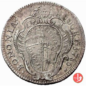 testone busto e stemma 1786 (Bologna) testone busto e stemma 1786 (Bologna)