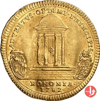 zecchino busto e tempietto 1782 (Bologna) zecchino busto e tempietto 1782 (Bologna)
