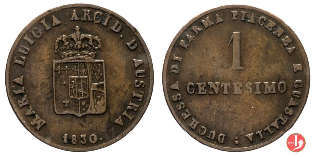 1 centesimo 1830 (Milano)