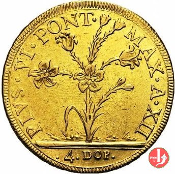 4 doppie romane 1786 (Bologna) 4 doppie romane 1786 (Bologna)