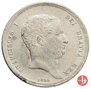 Piastra da 120 Grana 1825 (Napoli) Piastra da 120 Grana 1825 (Napoli)