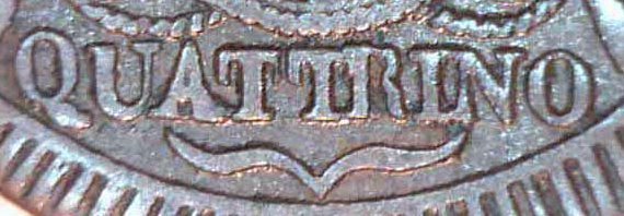 Quattrino del 3° tipo 1816 (Roma) Quattrino del 3° tipo 1816 (Roma)
