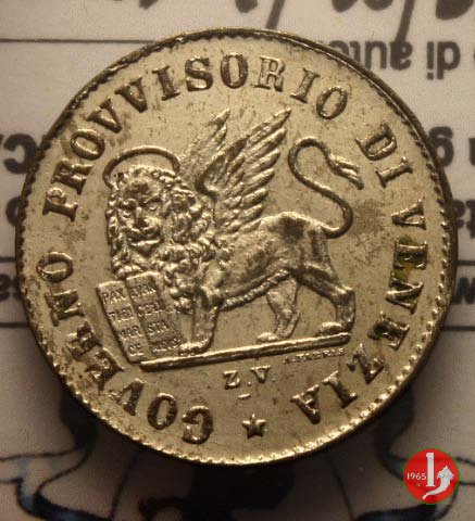 15 centesimi di lira corrente 1848 (Venezia)