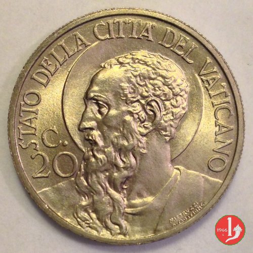 20 centesimi 1936 (Roma)