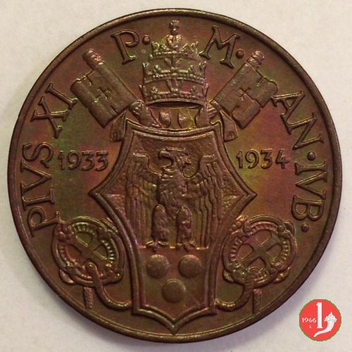 5 centesimi 1933-1934 (Roma)