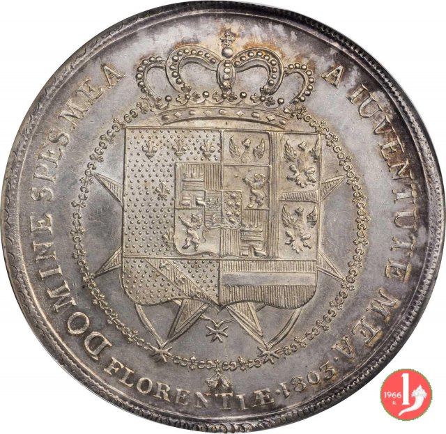dena o 10 lire Fiorentine 1803 (Firenze)