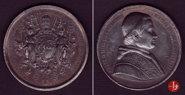 Concilio Ecum. -Stemma Gregorio XVI -B36 1869 Concilio Ecum. -Stemma Gregorio XVI -B36 1869