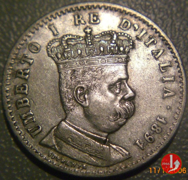 1 lira 1891 (Roma)