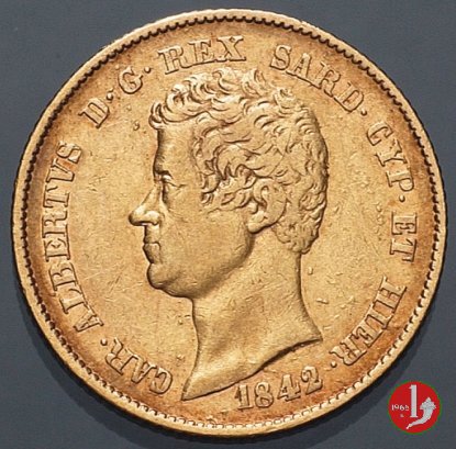 20 lire o Marengo 1842 (Genova)