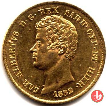 20 lire o Marengo 1832 (Genova)