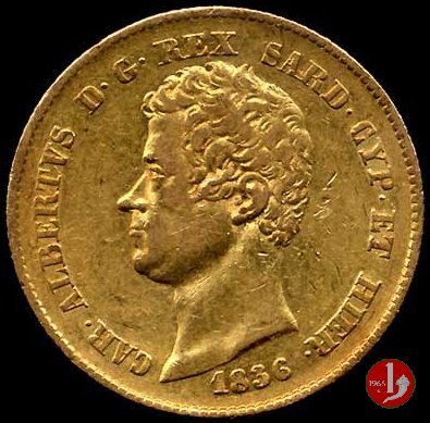 20 lire o Marengo 1836 (Genova)