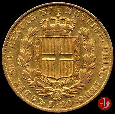 20 lire o Marengo 1836 (Genova)