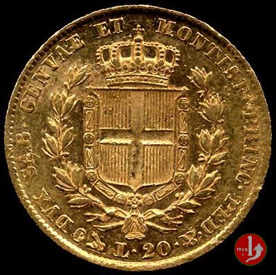 20 lire o Marengo 1838 (Genova)