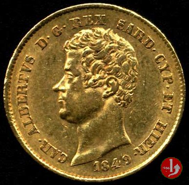 20 lire o Marengo 1849 (Genova)