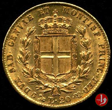 20 lire o Marengo 1849 (Genova)