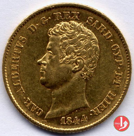 20 lire o Marengo 1844 (Torino)