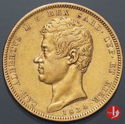 100 lire 1834 (Torino)