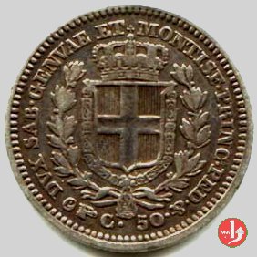 50 centesimi 1843 (Torino)