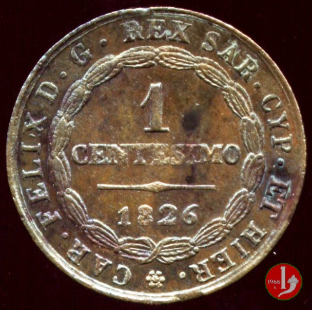 1 centesimo 1826 (Torino)