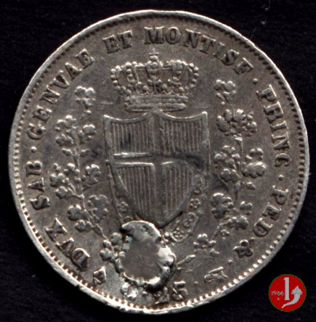 25 centesimi 1829 (Torino)