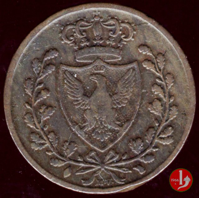 3 centesimi 1826 (Torino)