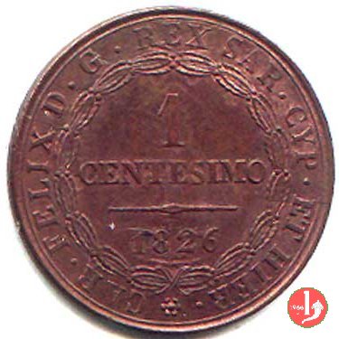 1 centesimo 1826 (Torino)