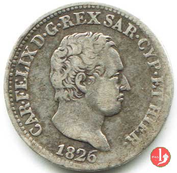 50 centesimi 1826 (Genova)