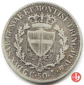 50 centesimi 1826 (Genova)